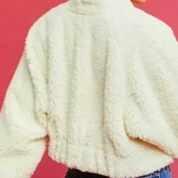 Anthropologie Hei Hei Stella Sherpa jacket size M - Picture 2 of 4